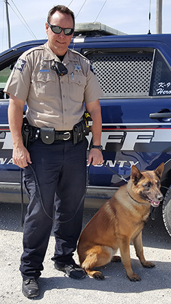Deputy Dale Burton and K-9 Hero